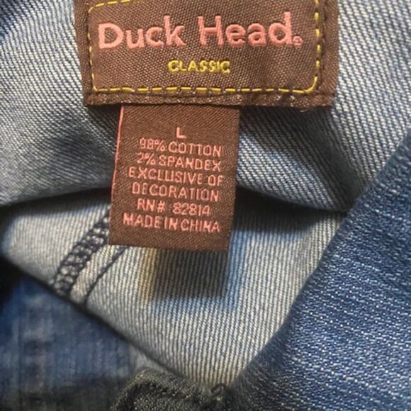 Duck Head Classic jean jacket, size L - Picture 3 of 3